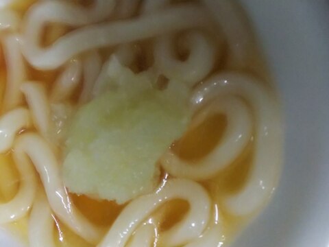 煮込みうどん・昆布粉末スープで